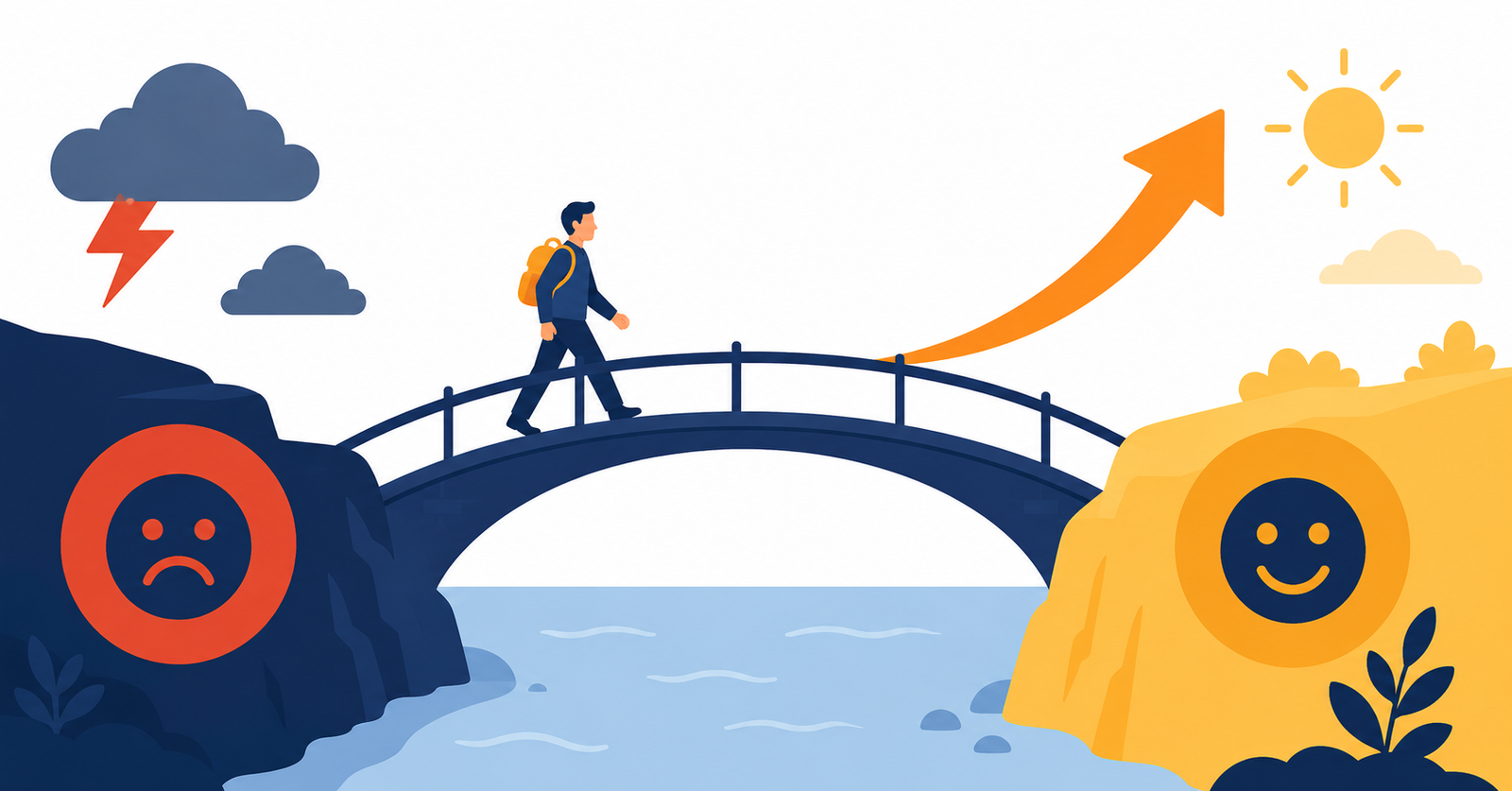 Ilustración sobre el riesgo en inversión y cómo gestionarlo