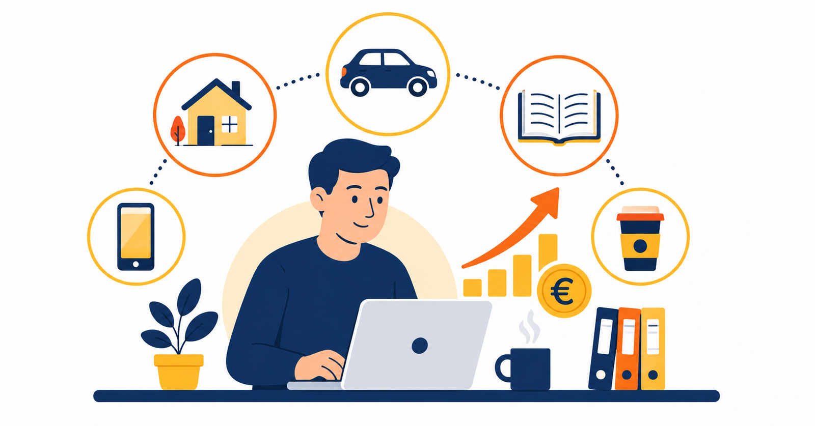 Ilustración sobre los gastos deducibles para autónomos en España y su gestión fiscal